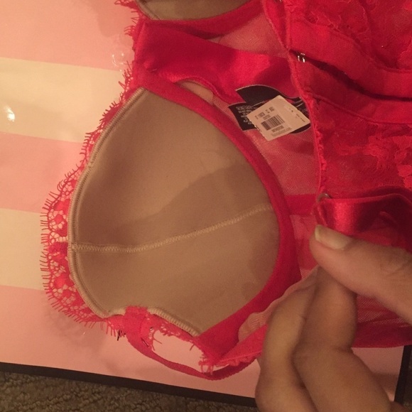 Victoria's Secret red zipper corset 34B - Picture 3 of 3